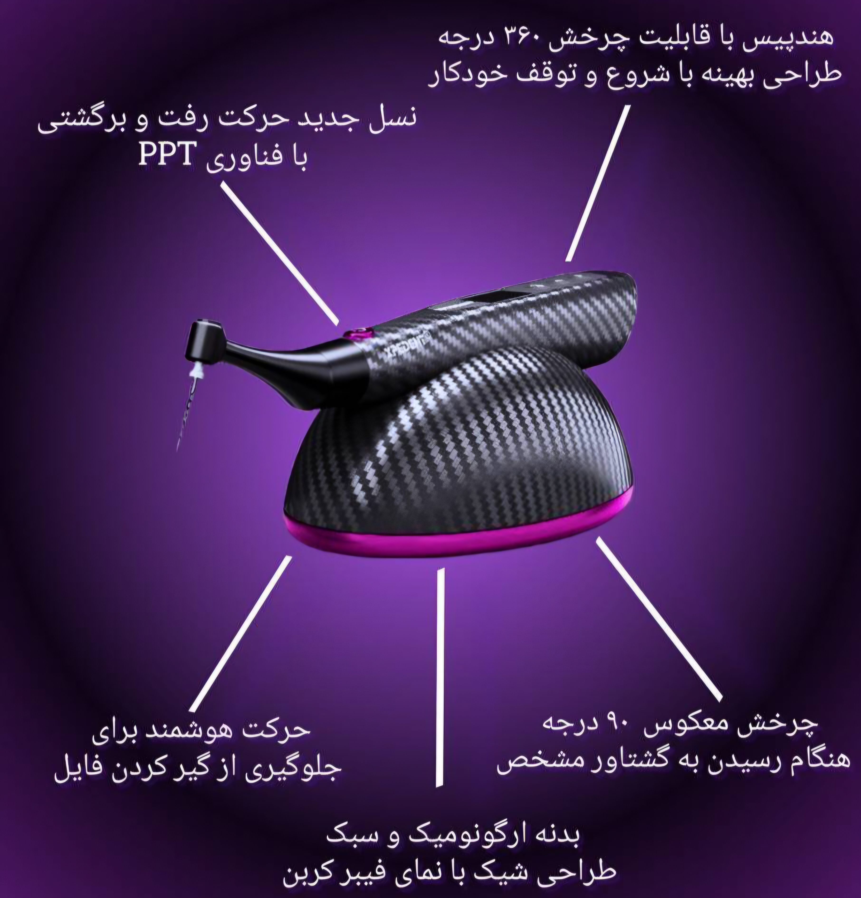 موتور روتاری اکسپیدنت مدل MotoSync Pro رکادطب