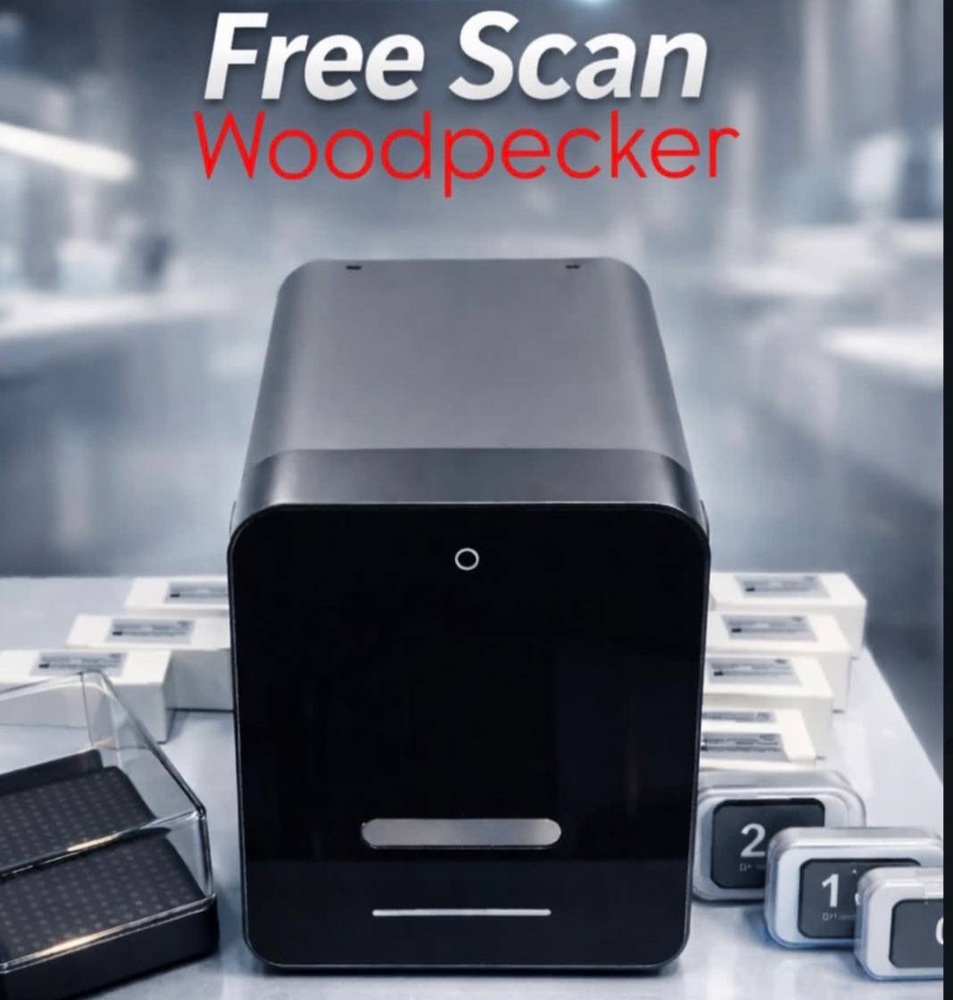فسفرپلیت وودپیکر Woodpecker مدل Free Scan رکادطب