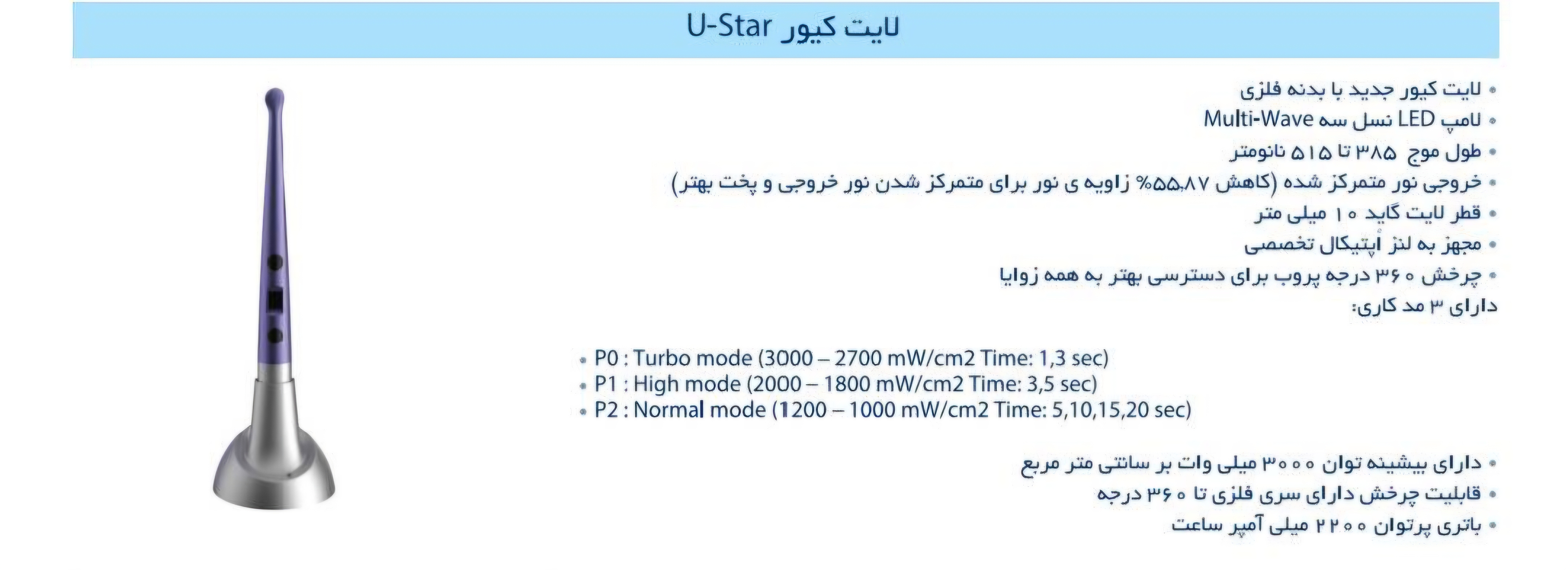 لایت کیور وودپکر مدلO-Star Pro رکادطب