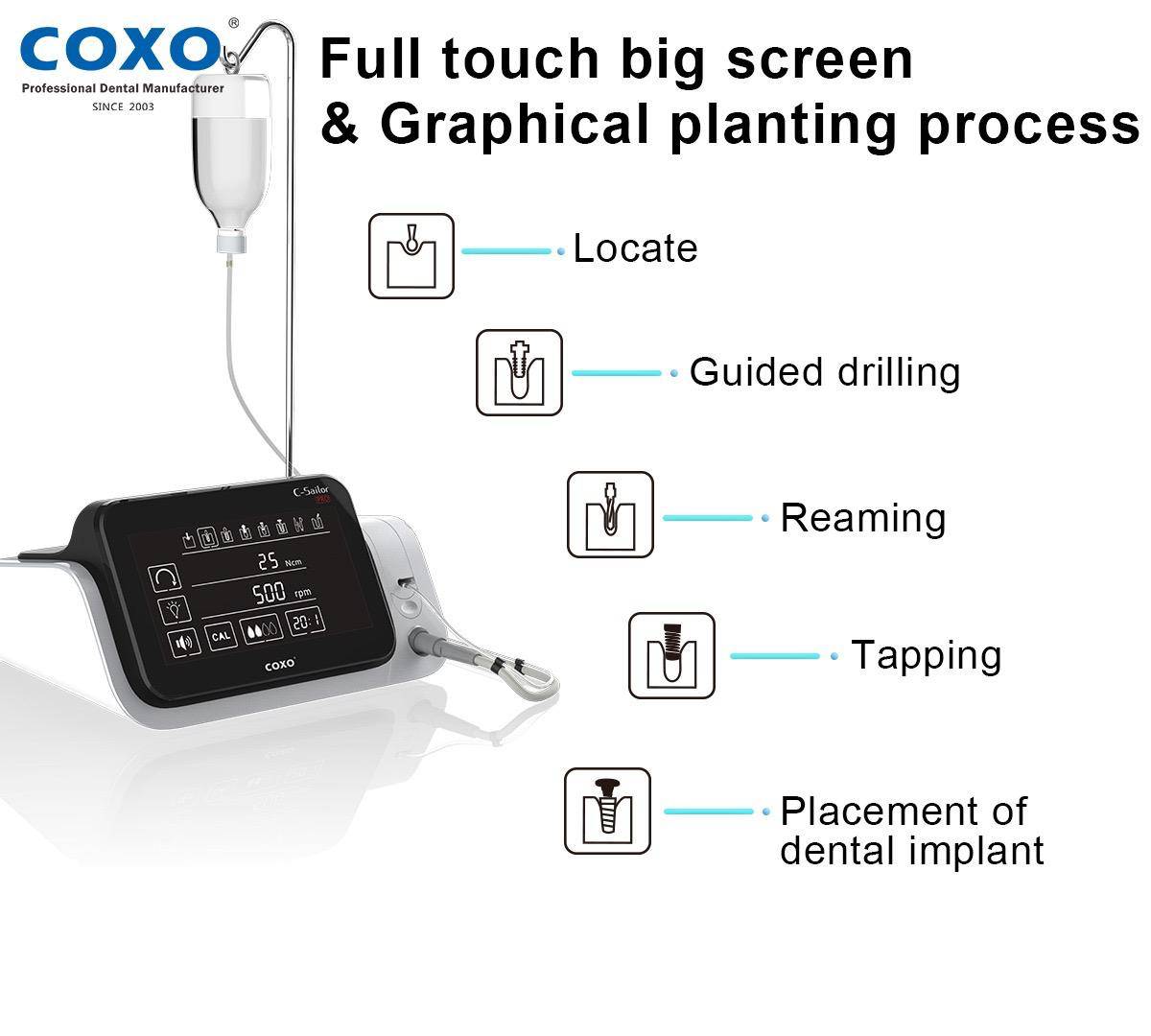 موتور ایمپلنت کوکسو COXO مدل C-SAILOR PRO