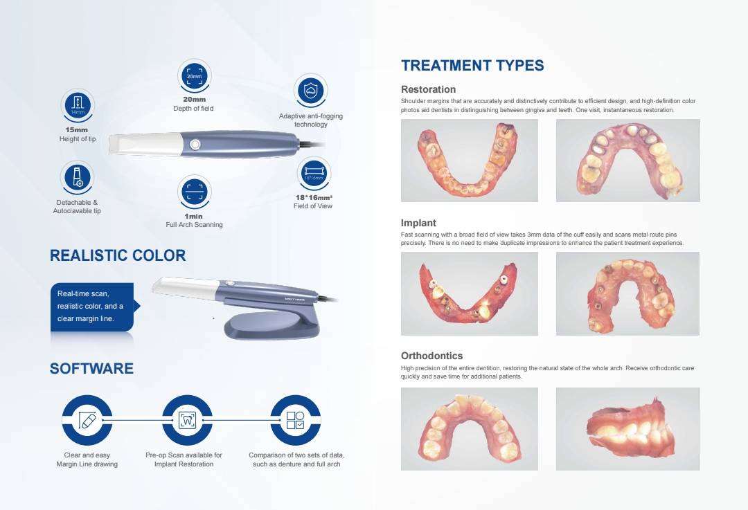 اسکنر داخل دهانی QScan7000 Xpect Vision رکادطب