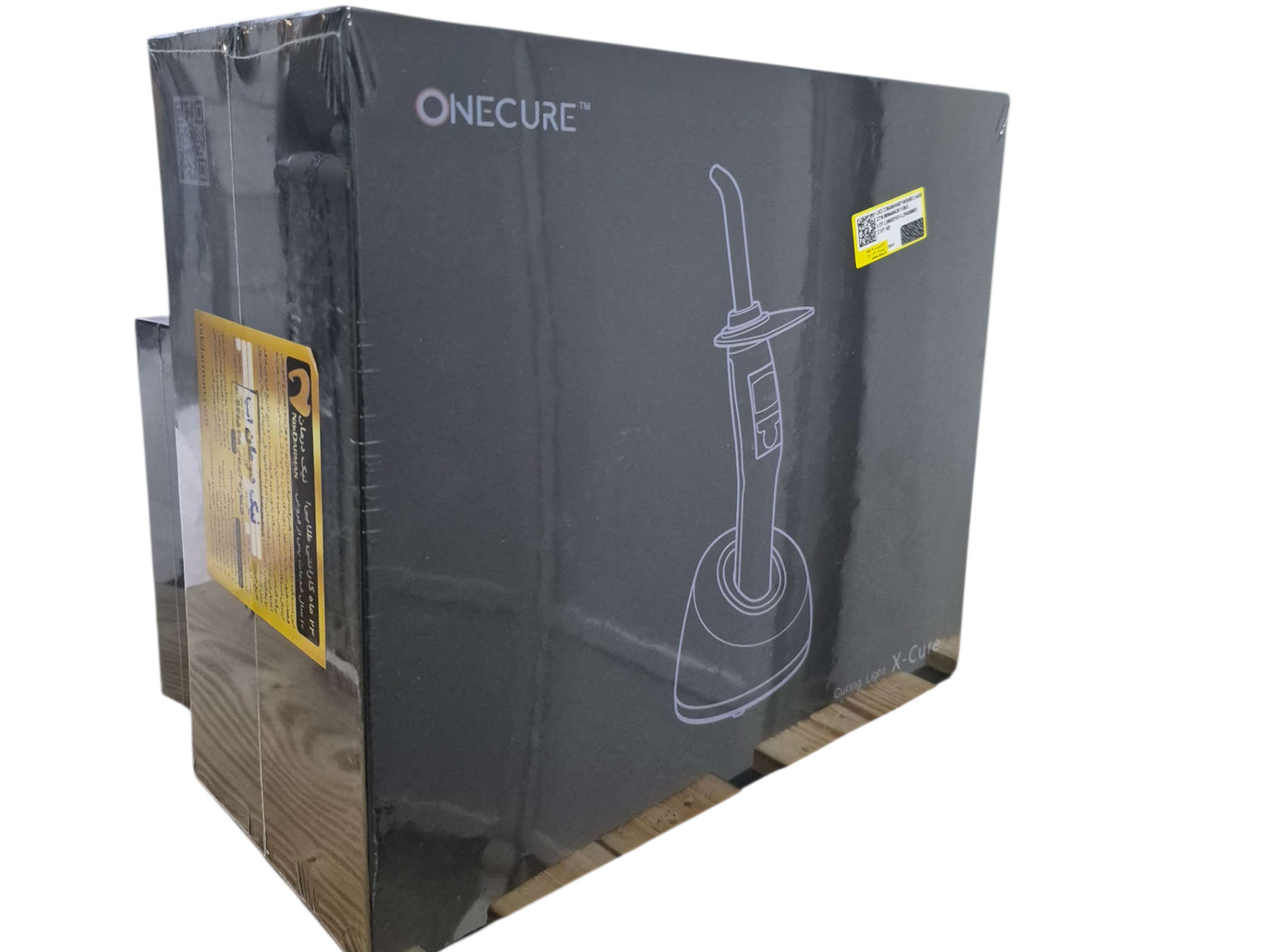 ست کامل لایت کیور Woodpecker X-Cure شامل دستگاه، پایه شارژ و متعلقات