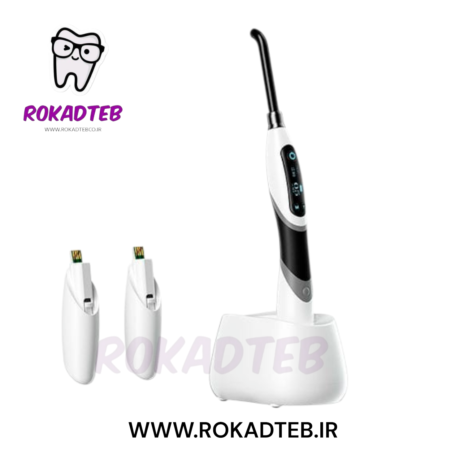 نمای نزدیک هد نوری لایت کیور Woodpecker B-Cure با پخش یکنواخت نور