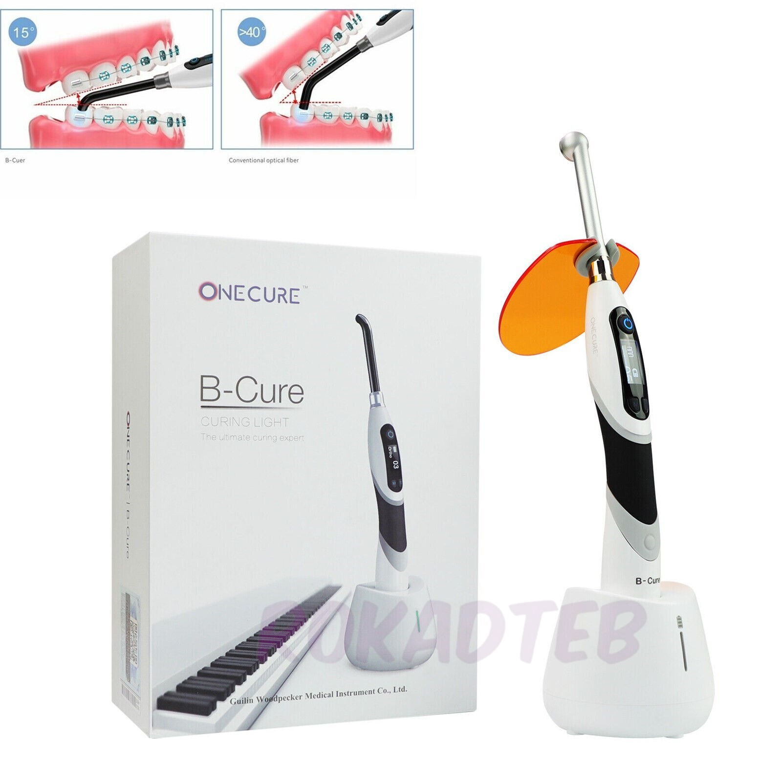 استفاده از لایت کیور وودپکر B-Cure در فرآیند پلیمریزاسیون کامپوزیت