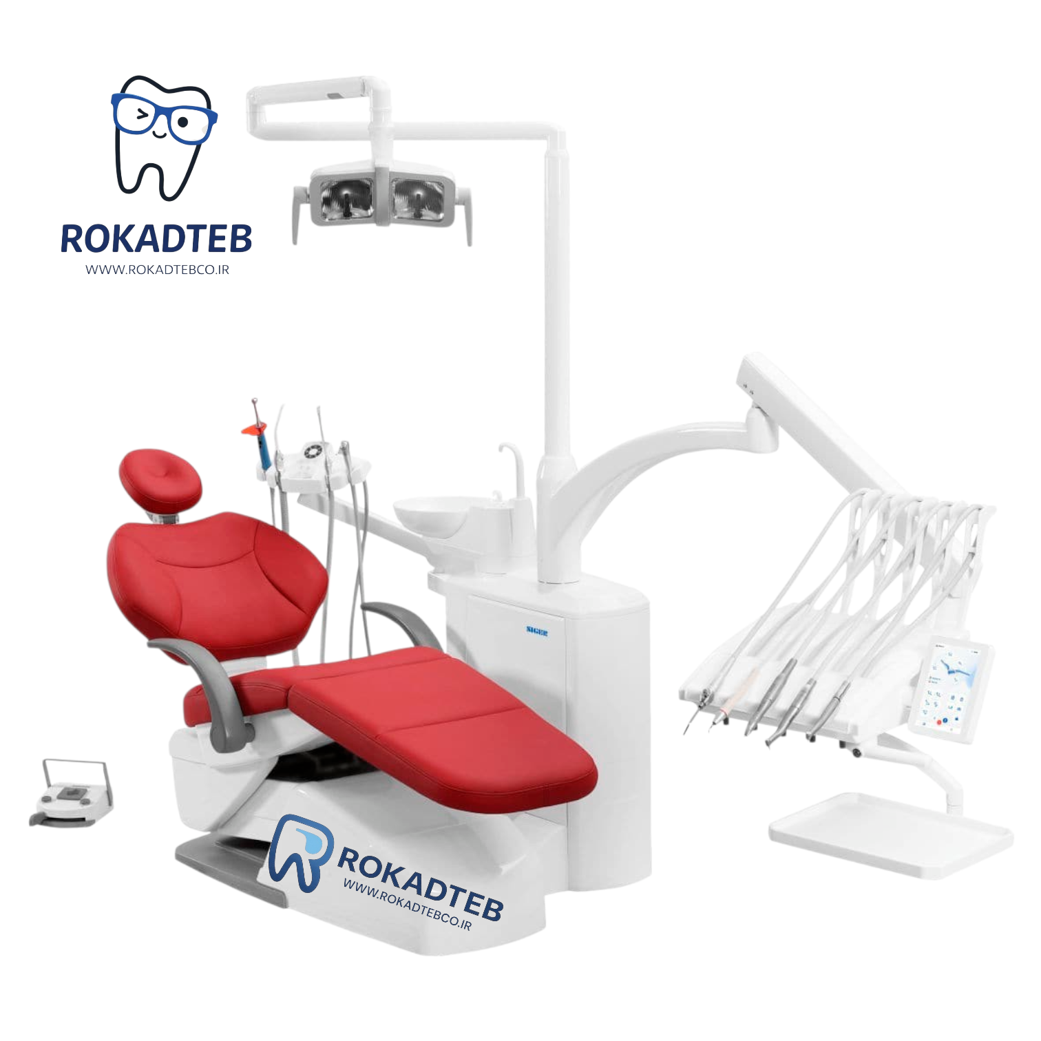جزئیات صندلی یونیت دندانپزشکی زیگر S30 با طراحی ارگونومیک و راحتی بیمار