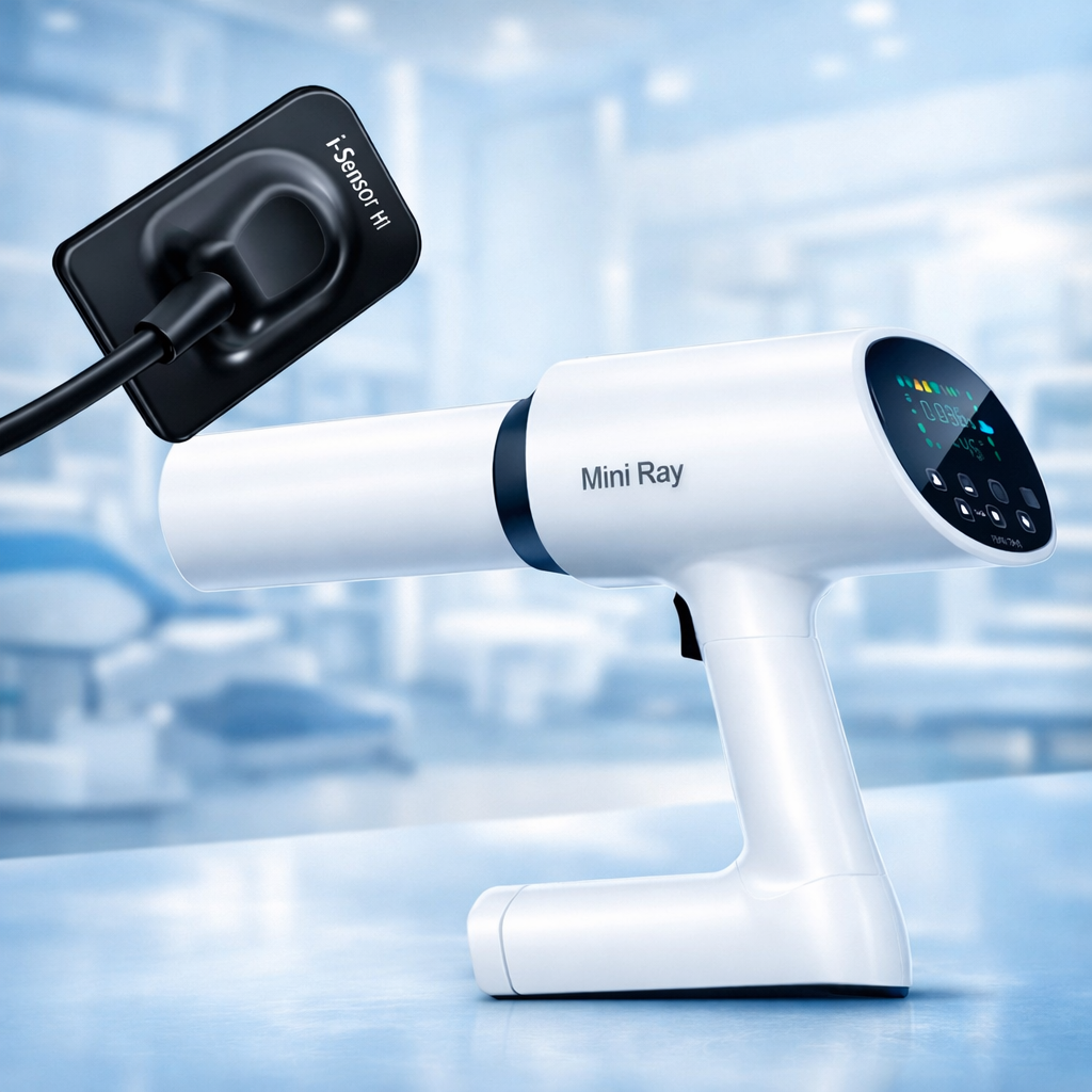 تست سازگاری رادیوگرافی MiniRay وودپکر با سنسور RVG و PSP رکادطب