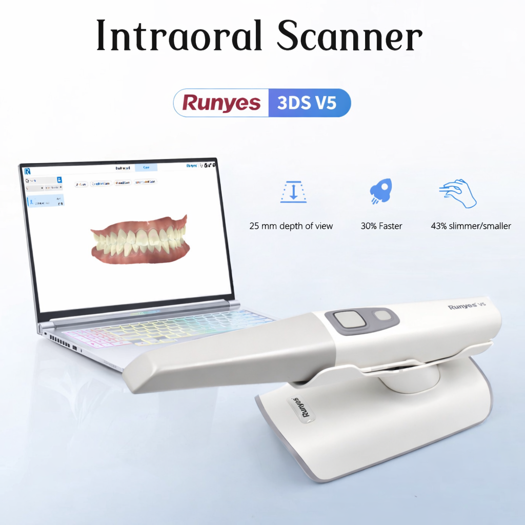 اسکنر داخل دهانی Runyes 3DS V5 دندانپزشکی برای اسکن سه‌بعدی و قالبگیری دیجیتال