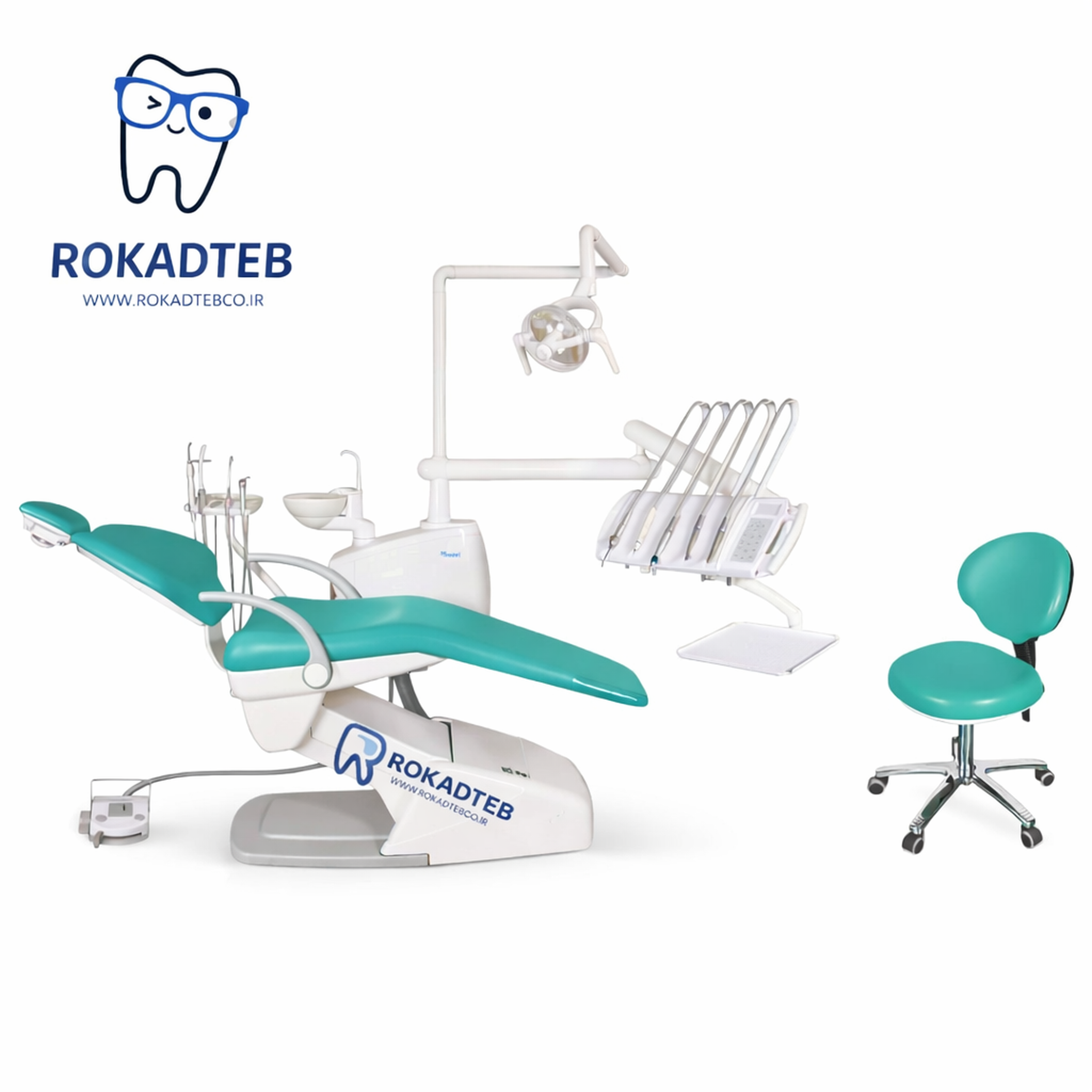 تابلت و اینسترومنت یونیت دندانپزشکی Siger V1000 با چیدمان استاندارد و کاربردی