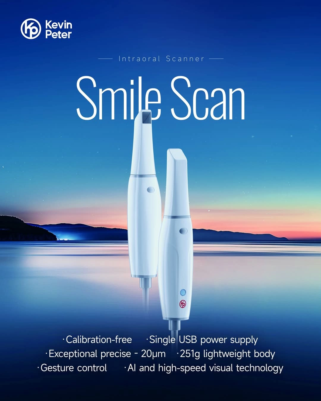 اسکنر داخل دهانی وودپکر KP مدل smile scan