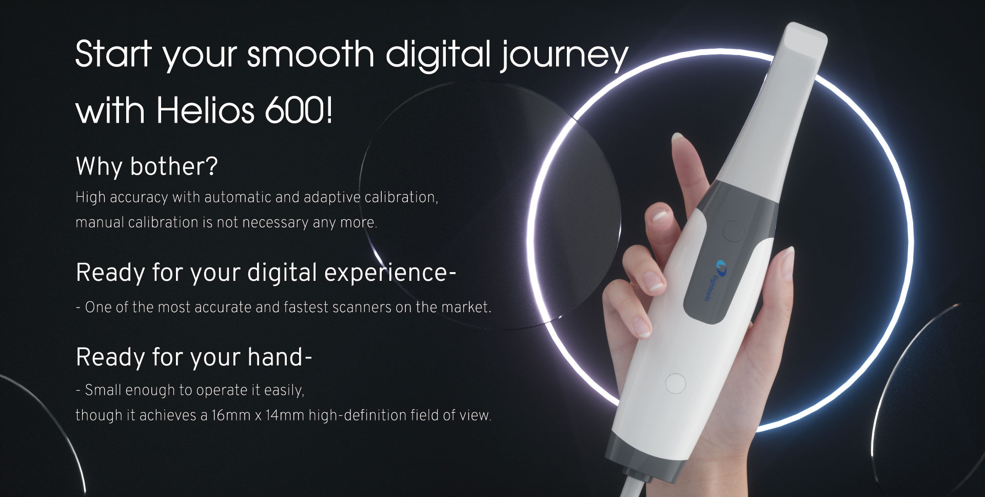 اسکنر داخل دهانی Eighteeth مدل Helios600