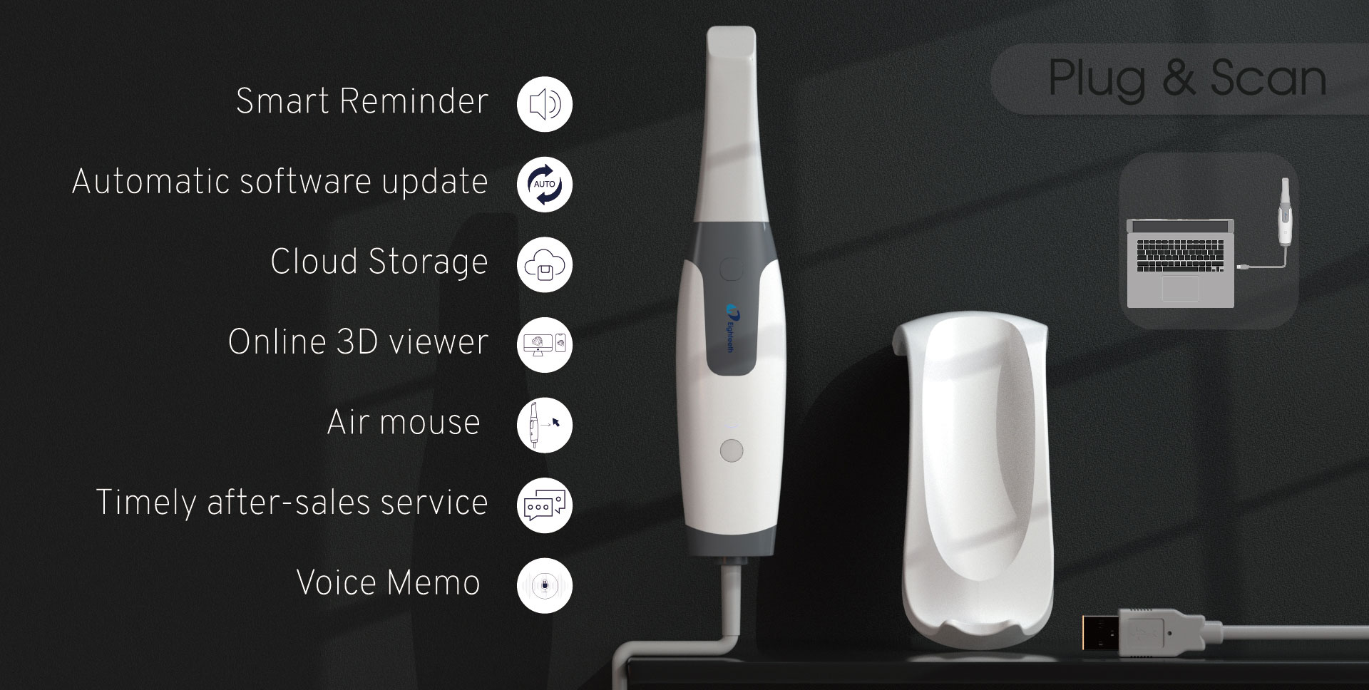 اسکنر داخل دهانی Eighteeth مدل Helios600