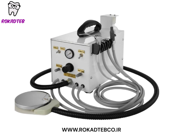 قطعات میکرویونیت دندانپزشکی ۴ شلنگ Full Option رکادطب