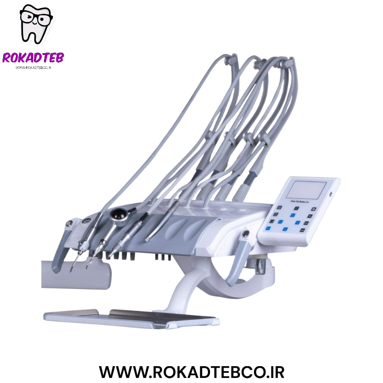 یونیت دندانپزشکی فراز طب مدرن مدل FTM E250 شلنگ از بالا | رکادطب