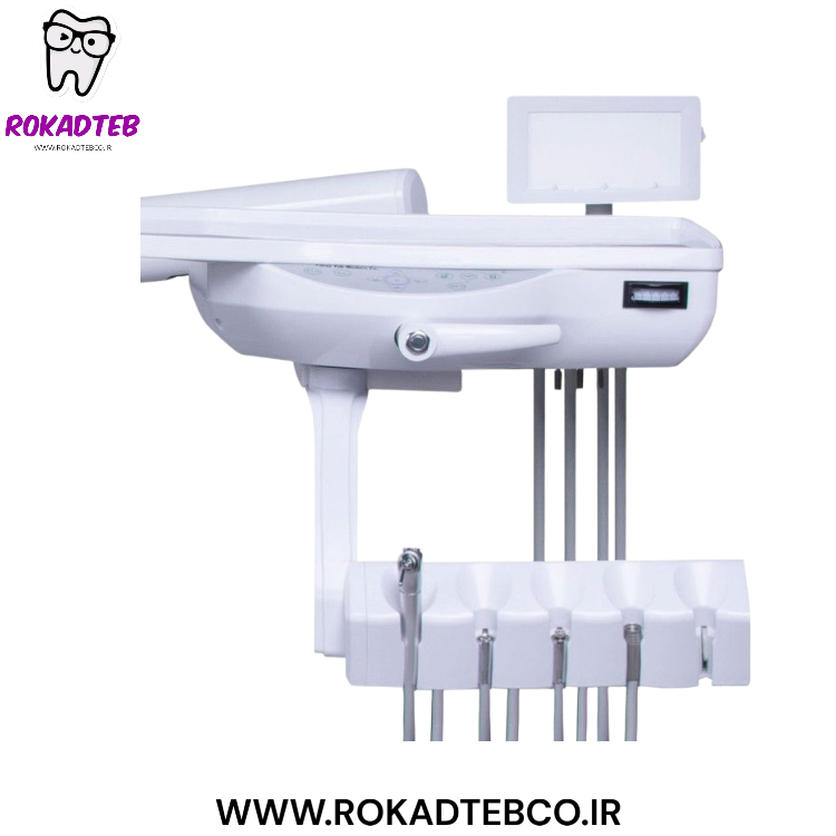 یونیت دندانپزشکی فراز طب مدرن مدل FTM E200 شلنگ از پایین | رکادطب