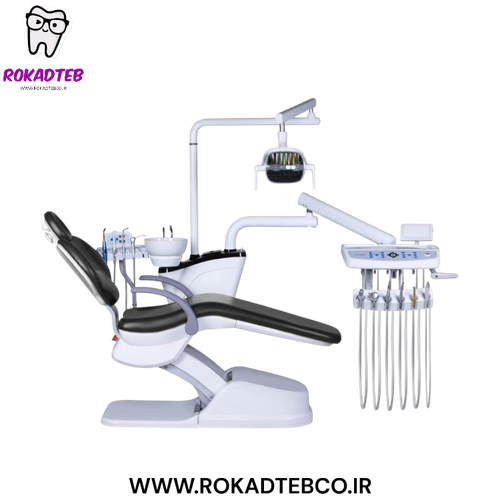 یونیت دندانپزشکی فراز طب مدرن مدل FTM E300 شلنگ از پایین | رکادطب