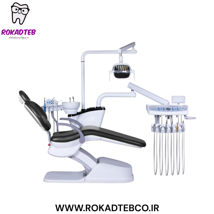 یونیت دندانپزشکی فراز طب مدرن مدل FTM E300 شلنگ از پایین | رکادطب