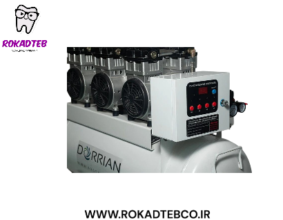 کمپرسور دندانپزشکی دوریان افقی سه موتوره 1100 وات 140لیتری