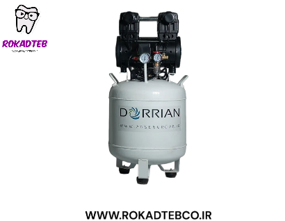 کمپرسور دندانپزشکی دوریان ایستاده تک موتوره 750 وات 50 لیتری