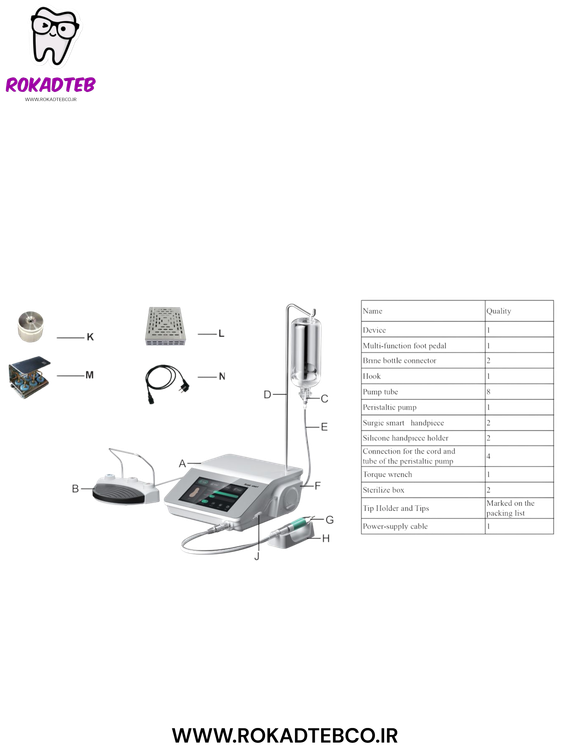 پیزوسرجری وودپکر مدل Woodpecker Surgic Smartرکادطب