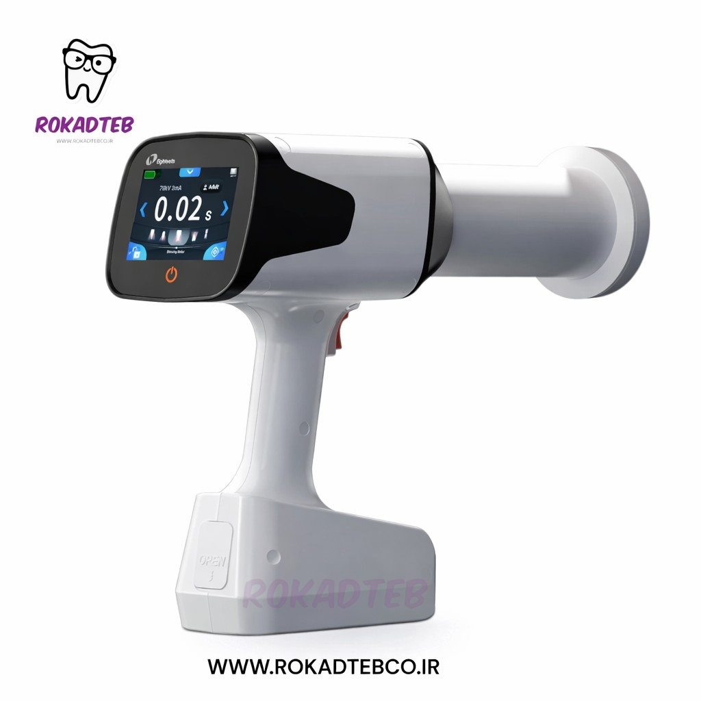 نمای جانبی دستگاه رادیوگرافی پرتابل دندانپزشکی Eighteeth HyperLight-M