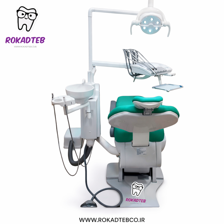 نمای صندلی بیمار یونیت Firooz Dental FTZ Ala در توضیحات محصول رکادطب