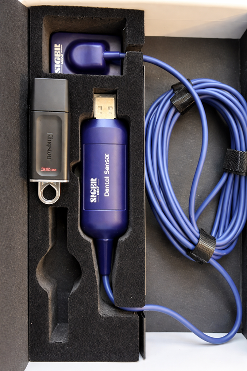 محتویات بسته سنسور RVG زیگر مدل Siger DS-I