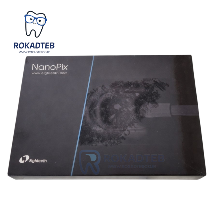 سنسور RVG داخل دهانی Eighteeth مدل NanoPix 1.5 اورجینال با گواهی CE، ساخت چین، مشخصات کامل روی لیبل دستگاه – عرضه توسط روکادطب ROKADTEB | تجهیزات دندانپزشکی دیجیتال | خرید سنسور RVG با بهترین قیمت از WWW.ROKADTEBCO.IR