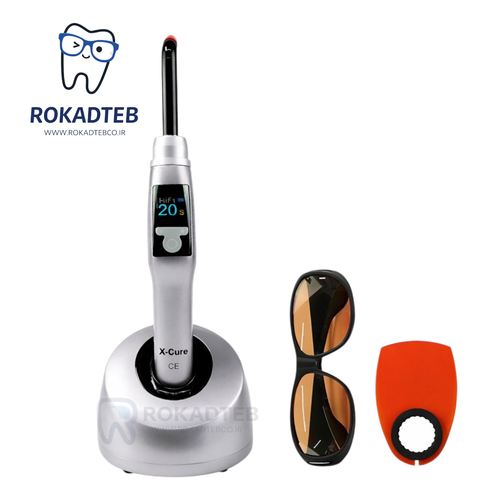 قیمت و خرید لایت کیور دندانپزشکی بیسیم رکادطب با پایه شارژ | کیور سریع کامپوزیت – WWW.ROKADTEBCO.IR