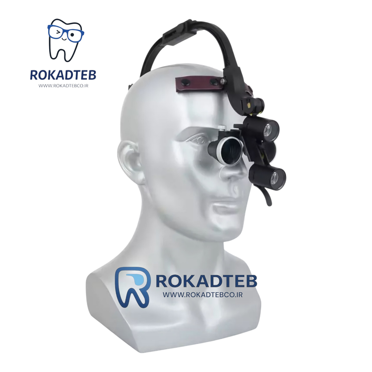 لوپ کلاهی سیمودنت Simodent دندانپزشکی با بزرگنمایی دقیق و دید واضح