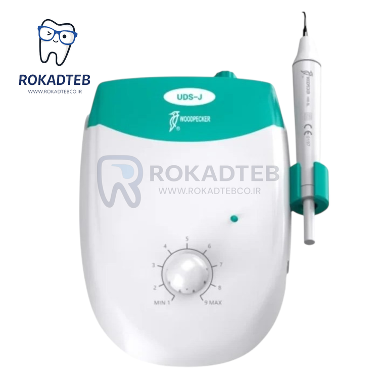 جرمگیر دندانپزشکی Woodpecker UDS-J اولتراسونیک با هندپیس جداشونده و کنترل قدرت دقیق