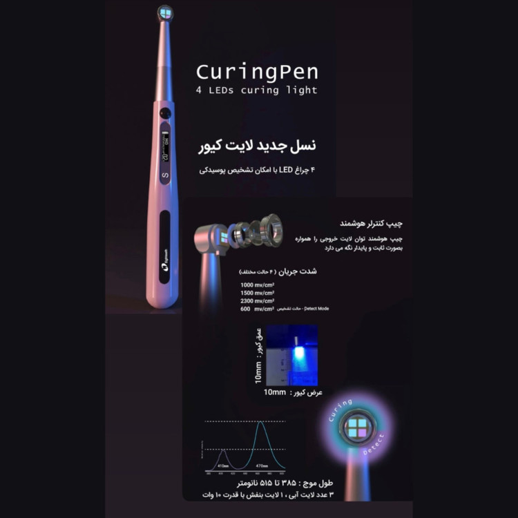 لایت کیور Eighteeth مدل Curing PEN رکادطب