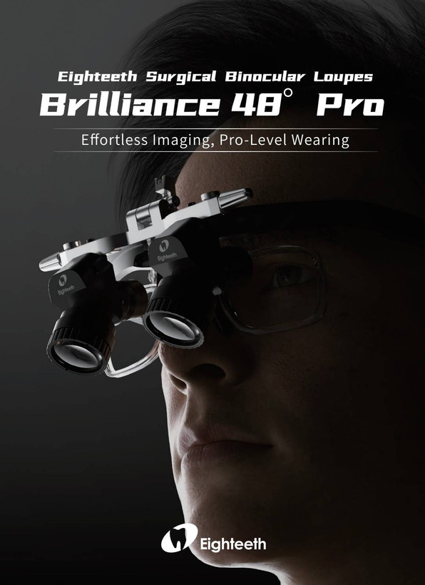 لوپ عینکی برند ایتیس مدل brilliance 48 pro