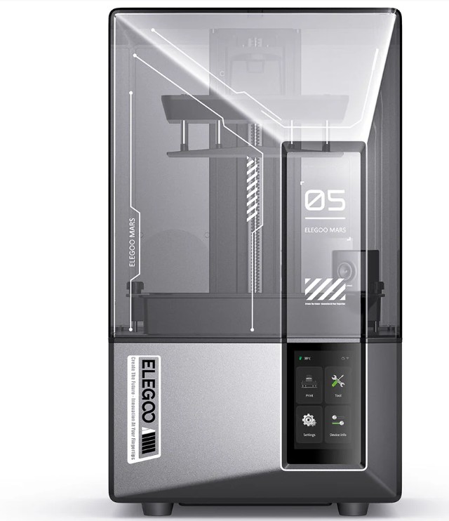 پرینتر سه‌بعدی رزینی  Elegoo Mars 5 ultra